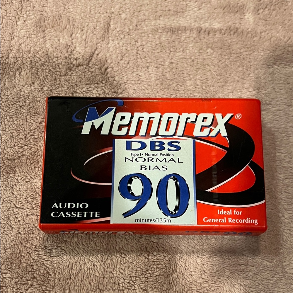 Memorex Red Audio Cassette - 90 Minutes